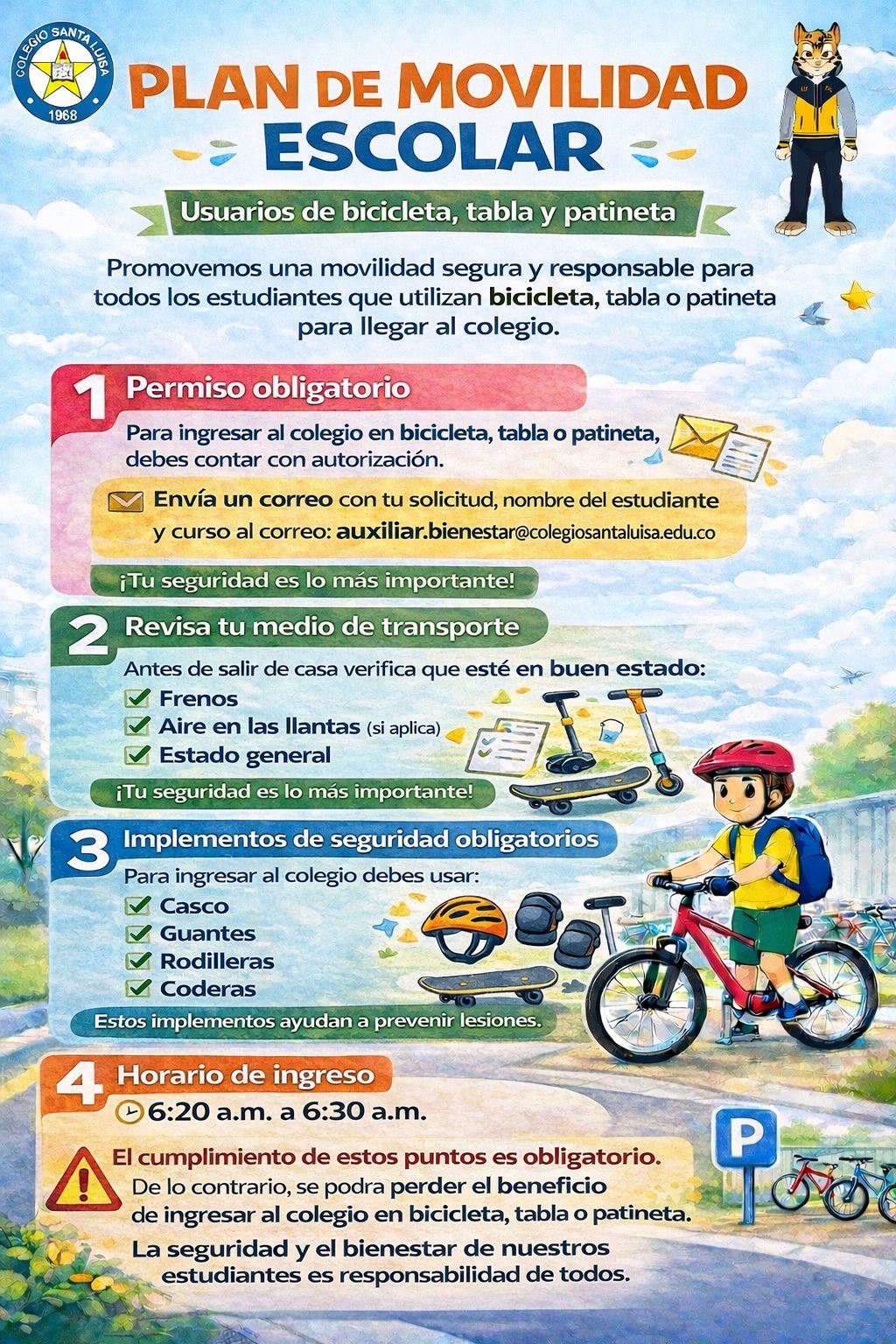 Solicitud Permiso Ingreso de Bicicletas