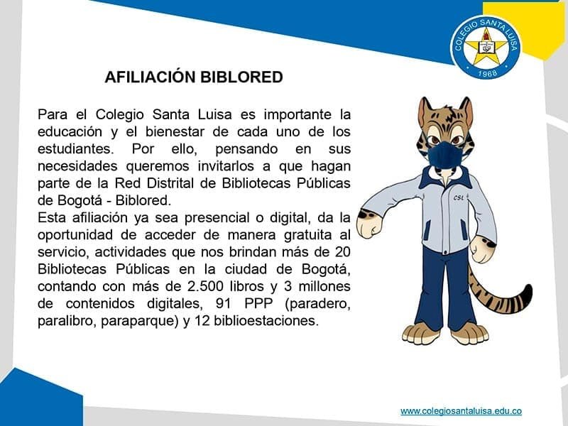 Afiliación Biblored