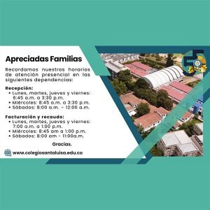 Recordatorio Horarios de Atención