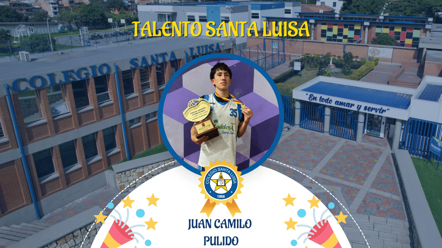El Estudiante Juan Camilo Pulido Culma, se consagra campeón en el torneo de ascenso de la Liga de Baloncesto de Bogotá Sub-18