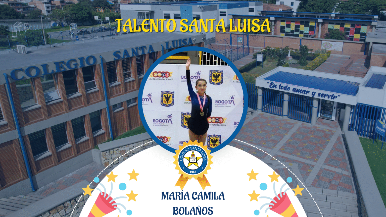 Destacada participación de la estudiante María Camila Bolaños en el Segundo Campeonato Distrital de Patinaje Artístico