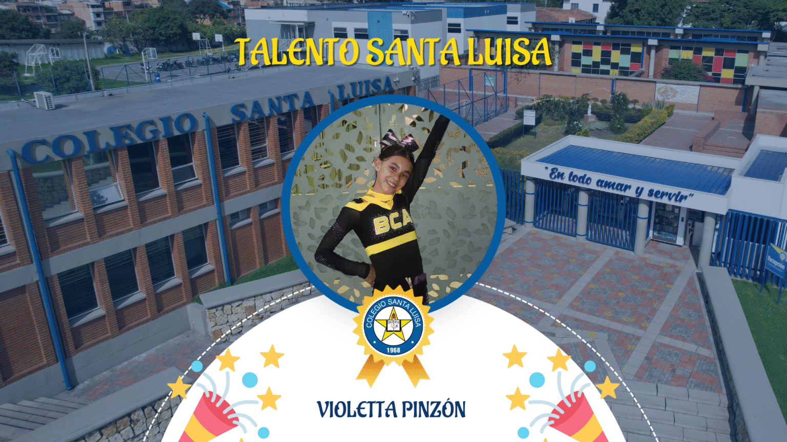La estudiante Violetta Pinzón se convirtió en Campeona Latinoamericana de Porrismo