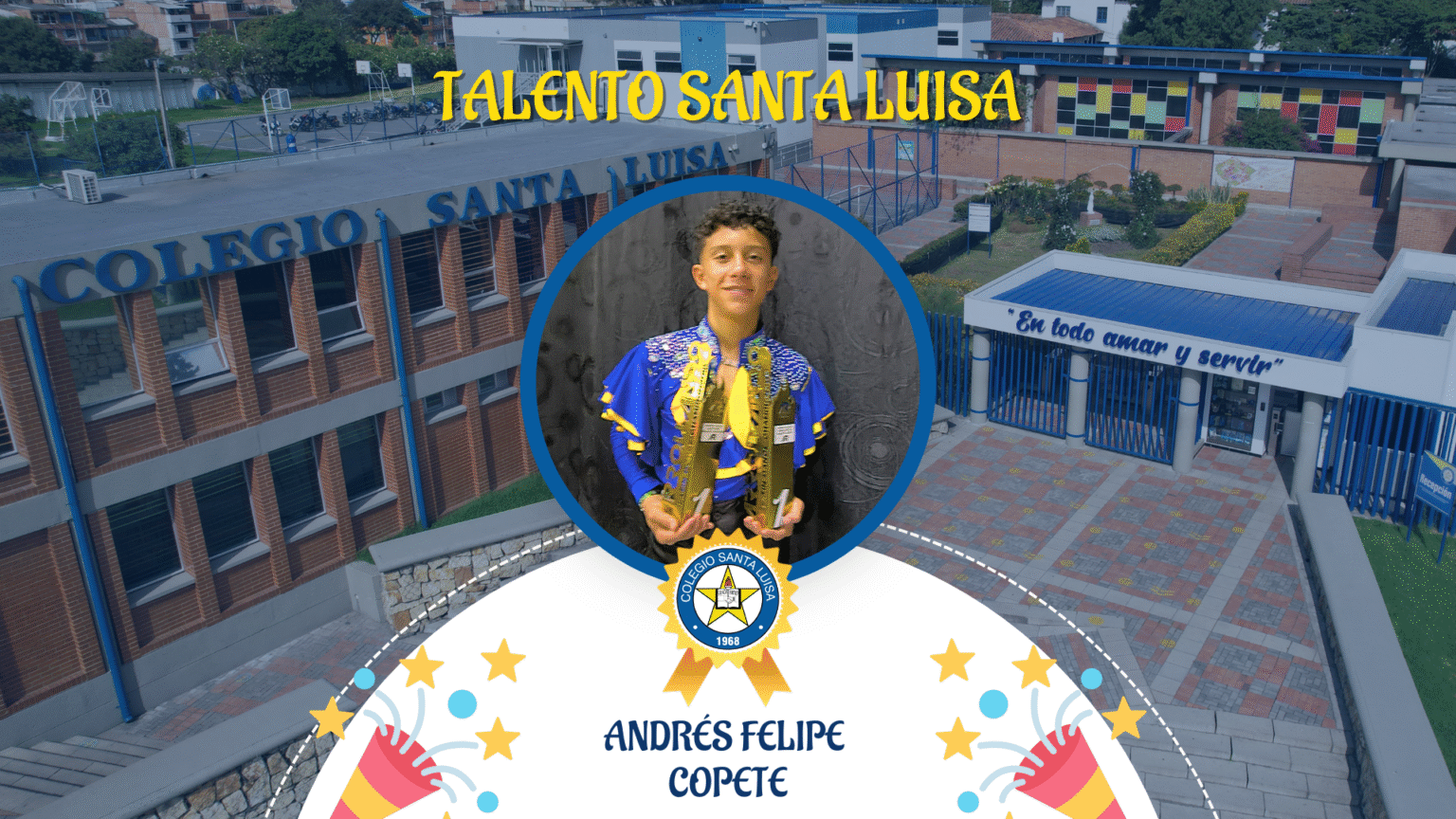 El estudiante Andrés Felipe Copete brilló en competencias de salsa