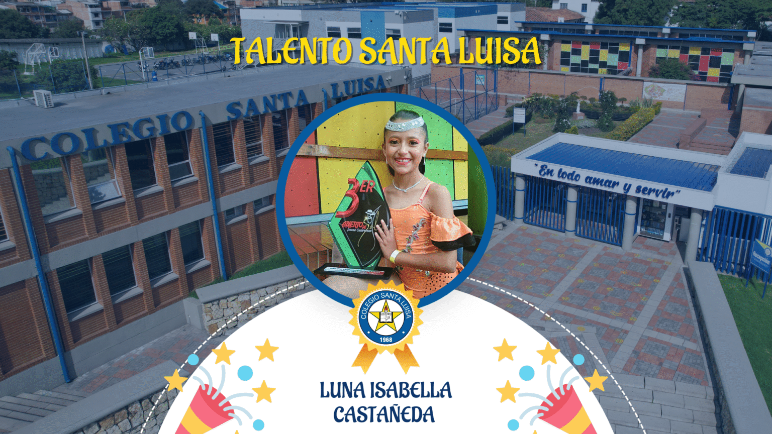 La estudiante Luna Isabella Castañeda brilló en competencia de baile