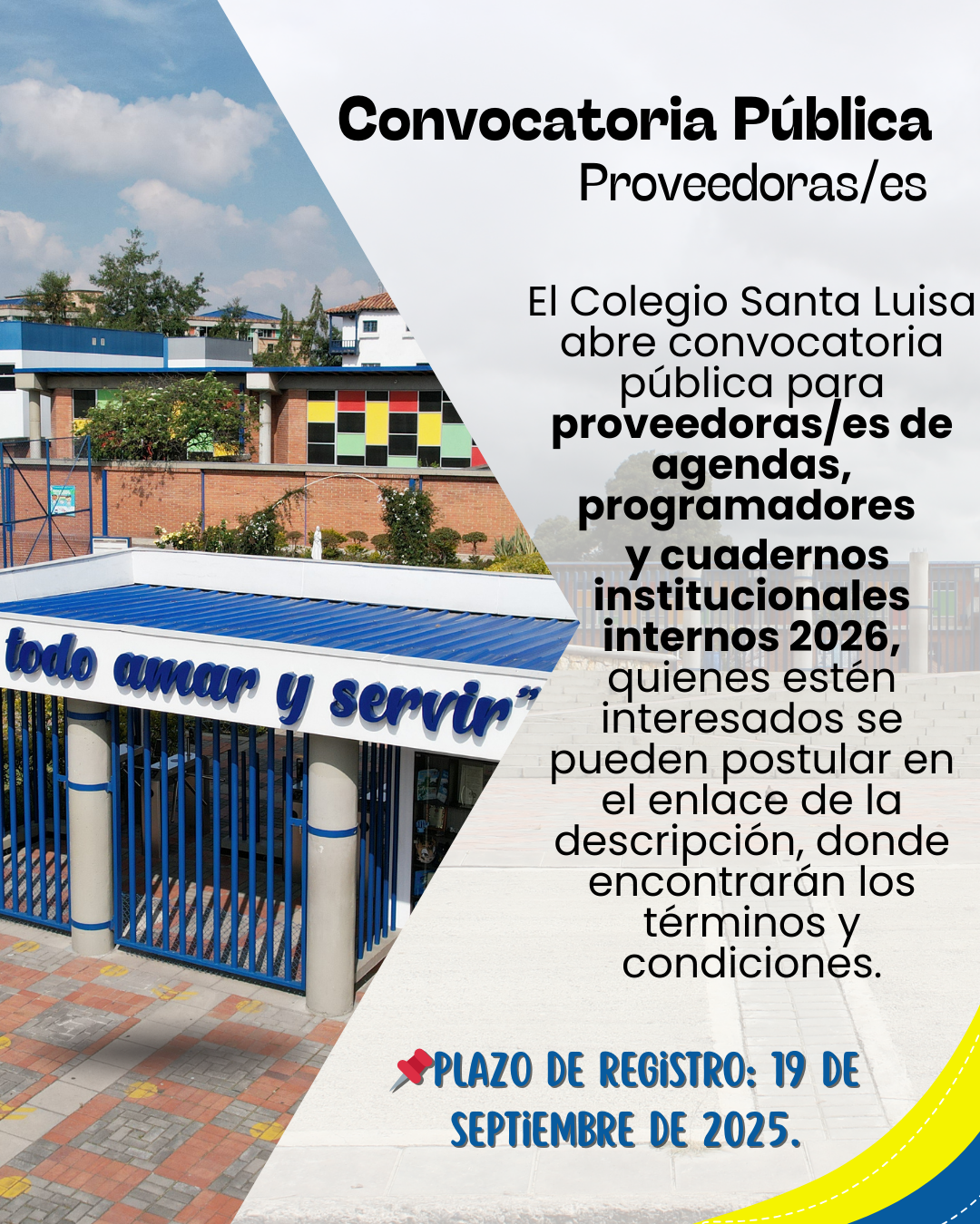 Convocatoria Pública Proveedoras/es