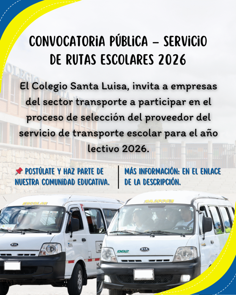 Convocatoria Pública – Servicio de Rutas Escolares 2026