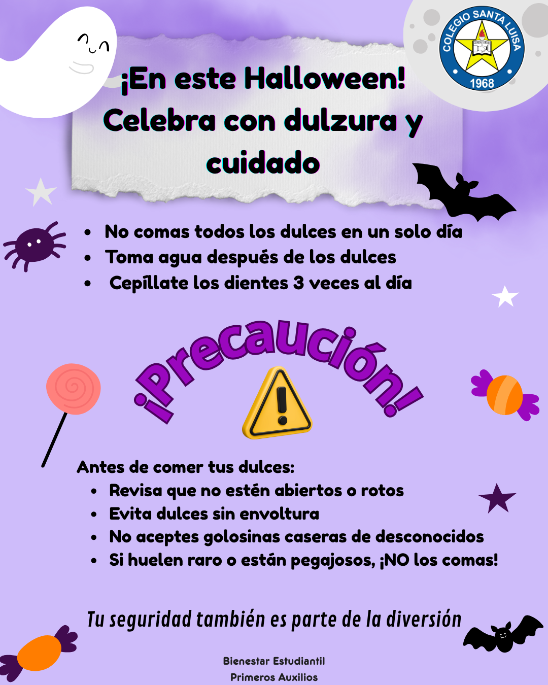 ¡En este Halloween! Celebra con dulzura y cuidado