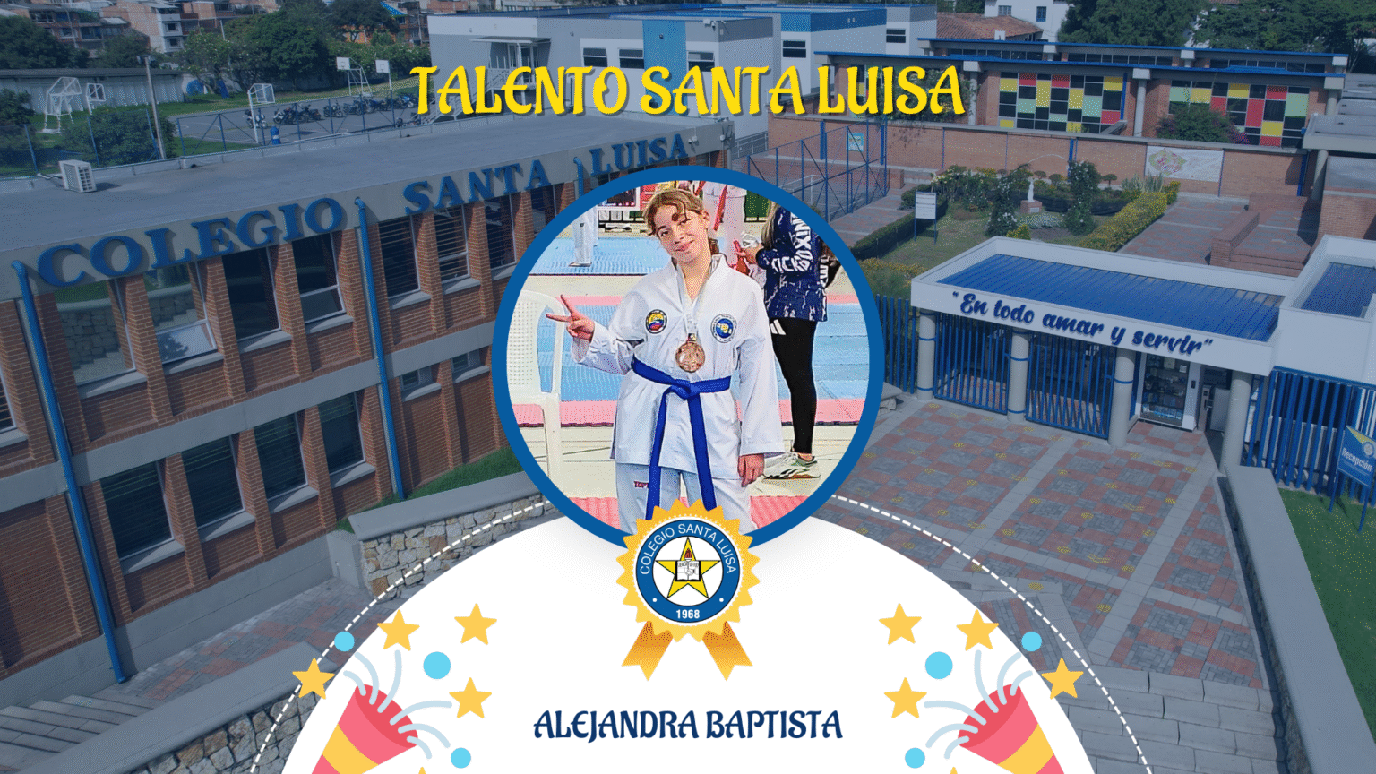 La estudiante Alejandra Baptista se destacó en el Campeonato Nacional de Taekwon-Do ITF