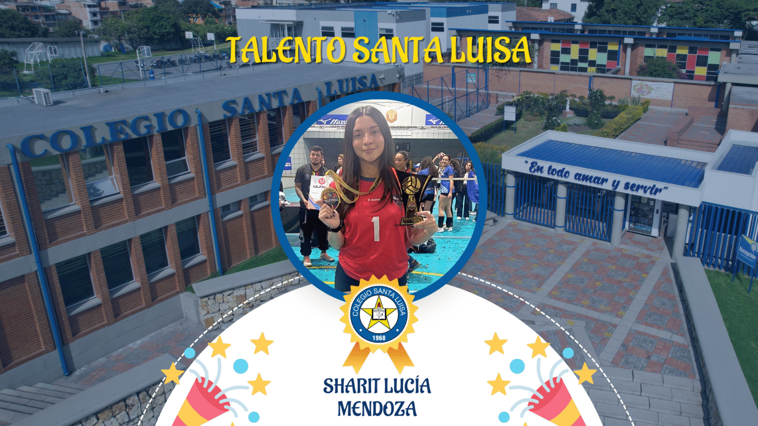 La Estudiante Sharit Lucía Mendoza conquistó el primer puesto en el Torneo Ultra Cup Volleyball