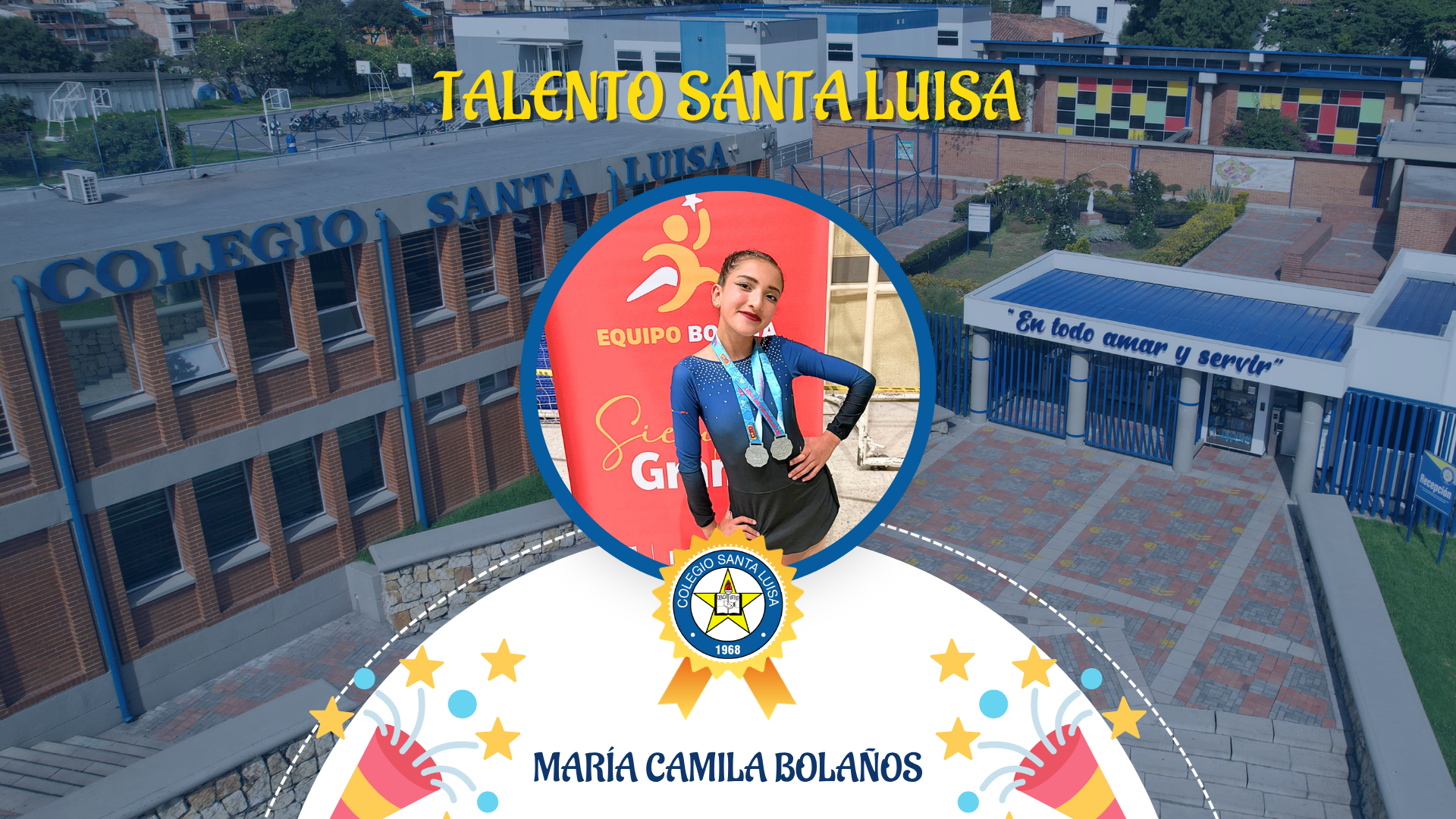 Estudiante del colegio se destaca en Campeonato Distrital de Patinaje Artístico