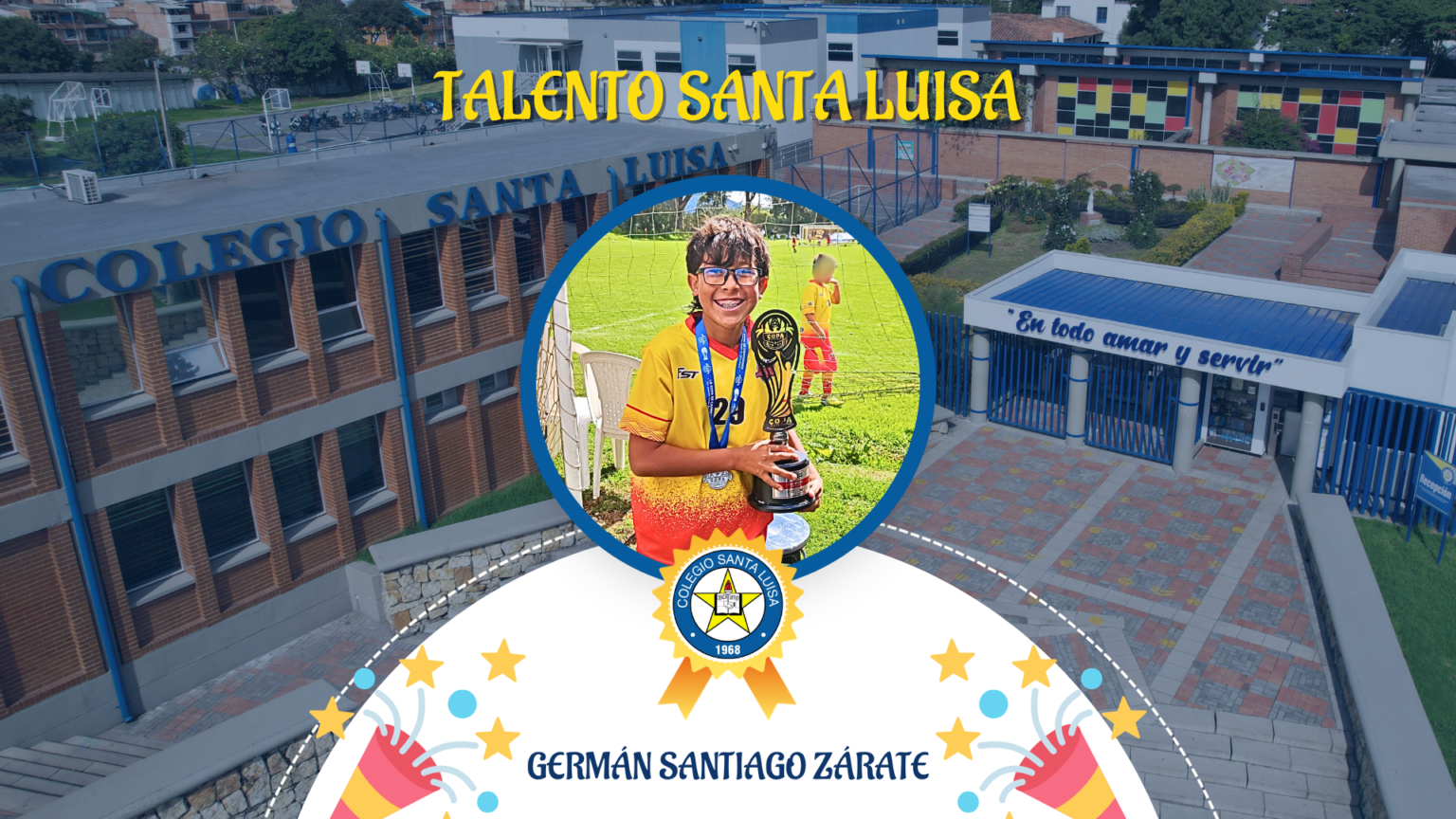 El estudiante Germán Santiago Zárate, se coronó Campeón de la Copa Campeones