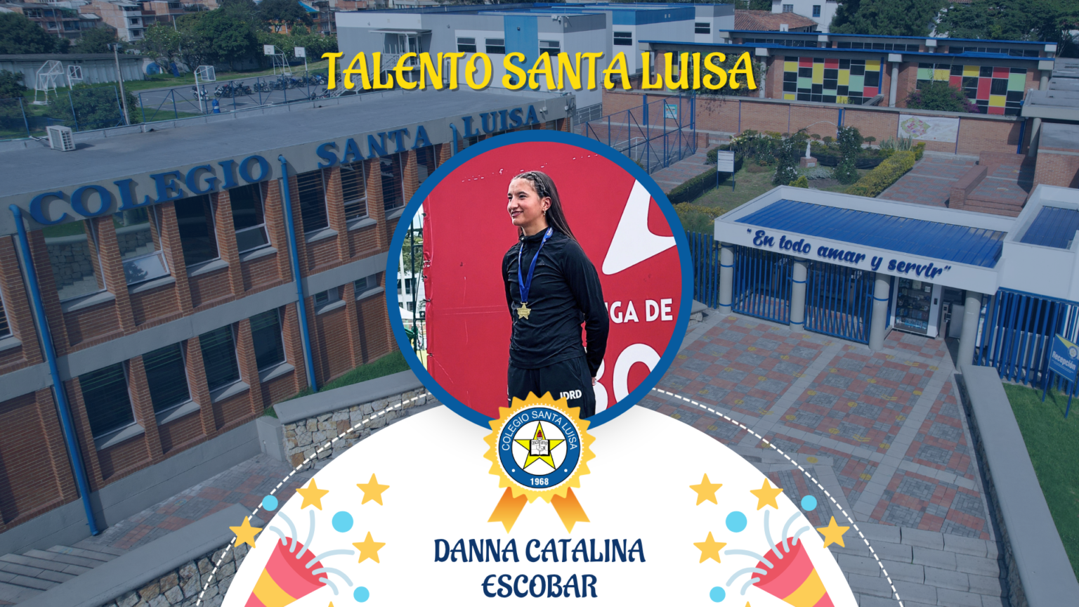 La Estudiante Danna Catalina Escobar se coronó Campeona Distrital de Atletismo