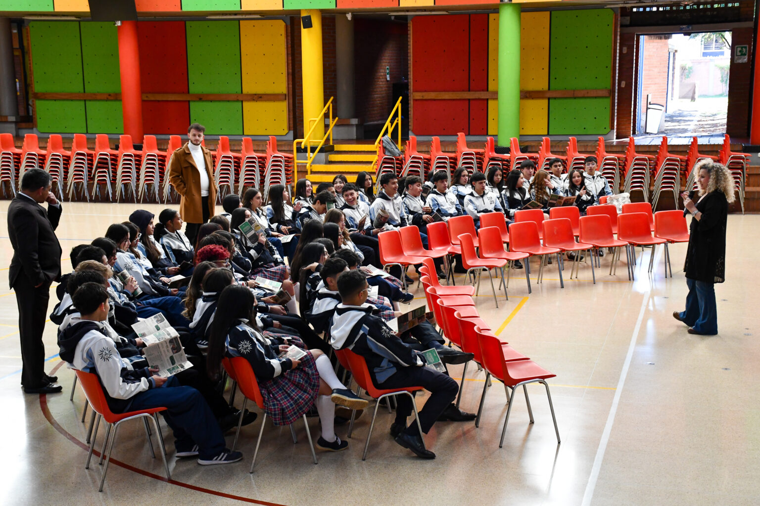 Estudiantes de 11° participaron en el taller “Hazte presente para diseñar la vida”