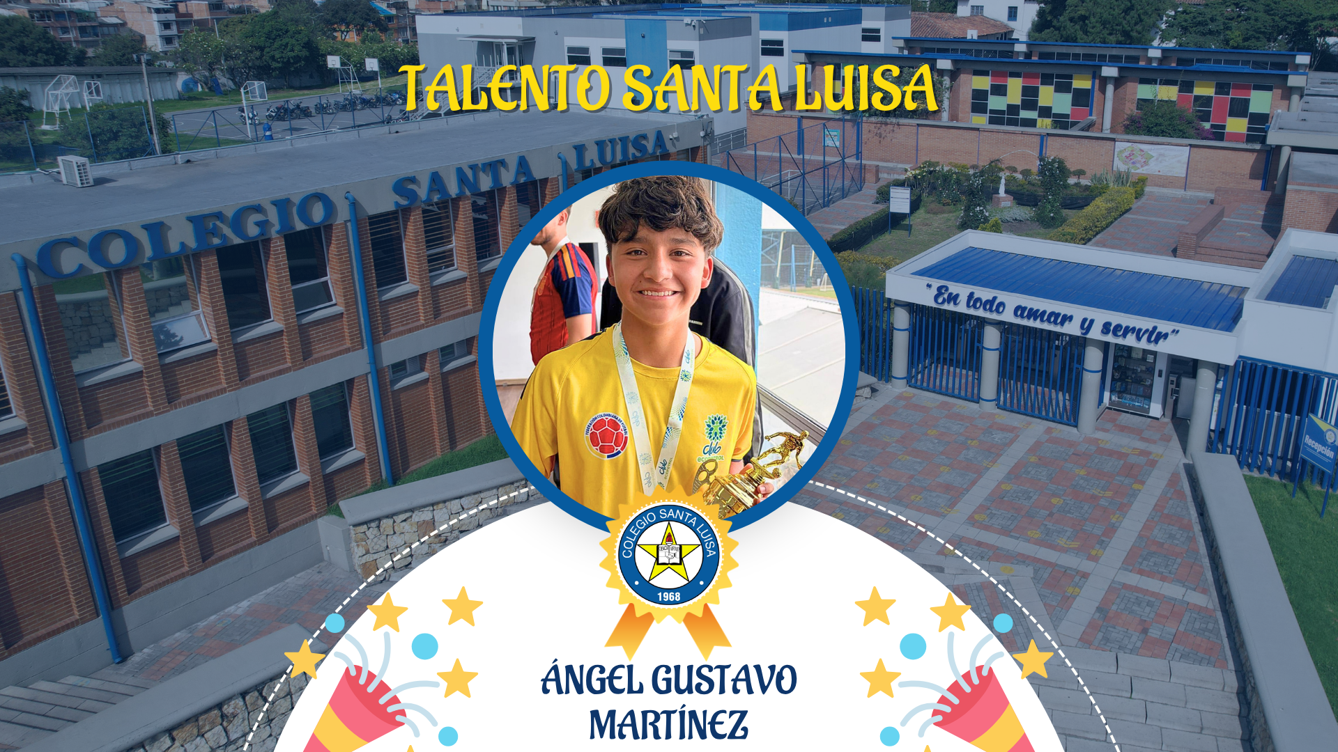 Ángel Gustavo Martínez Subcampeón del Mundialito Campeonato Inter Bogotá