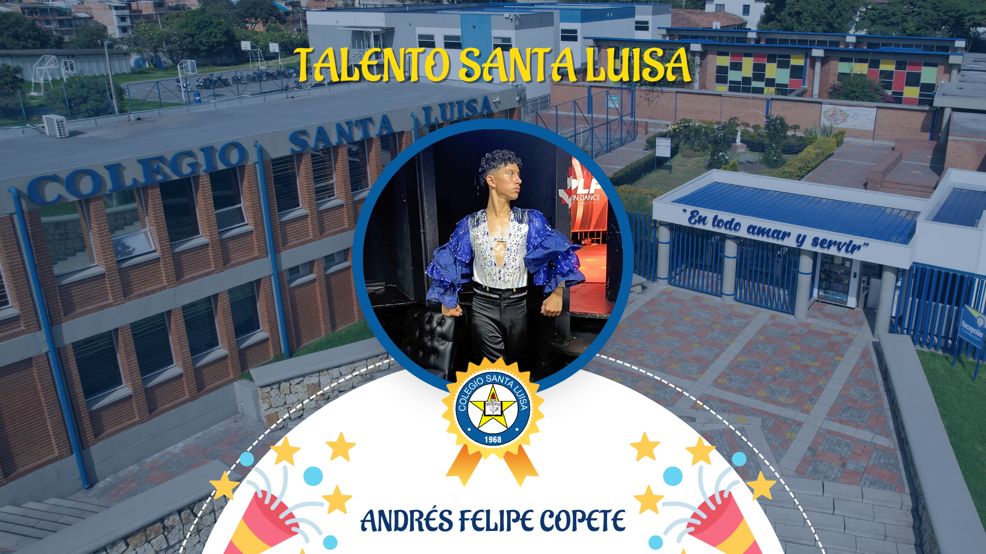 El estudiante Andrés Felipe Copete se destacó en el Latin Dance World Competition
