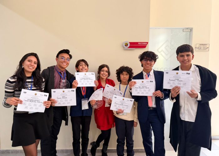 Nuestra institución participó en la décima séptima edición del modelo SBLMMUN XVII