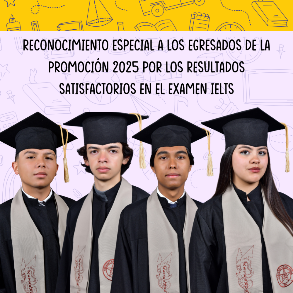 Reconocimiento especial a los egresados de la Promoción 2025 por los resultados satisfactorios en el examen IELTS
