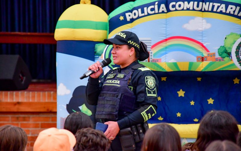 Polcoman llevó un mensaje de convivencia y prevención a nuestros estudiantes de Ciclo III