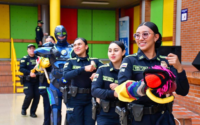 Polcoman llevó un mensaje de convivencia y prevención a nuestros estudiantes de Ciclo III