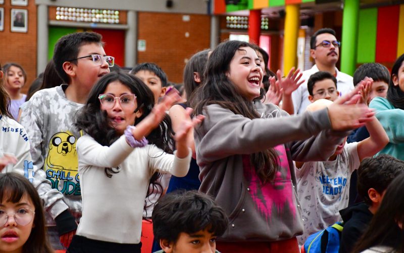 Polcoman llevó un mensaje de convivencia y prevención a nuestros estudiantes de Ciclo III