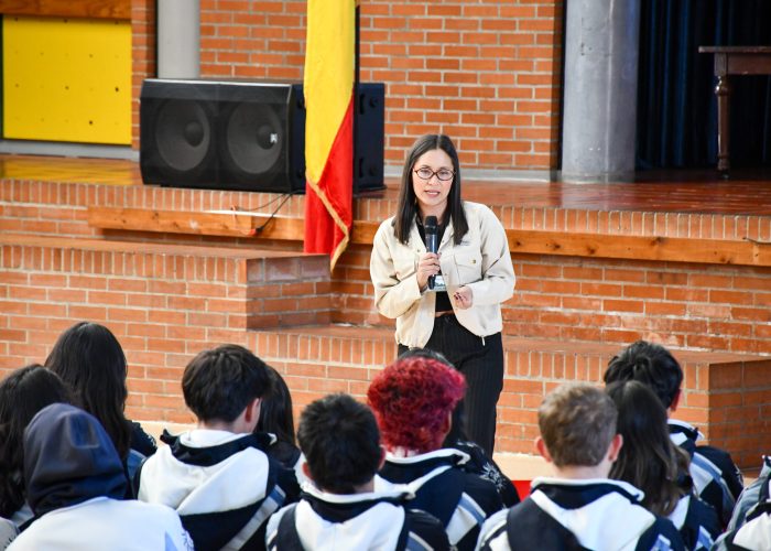 Estudiantes de 11° participaron en el taller “Hazte presente para diseñar la vida”