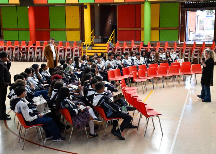 Estudiantes de 11° participaron en el taller “Hazte presente para diseñar la vida”