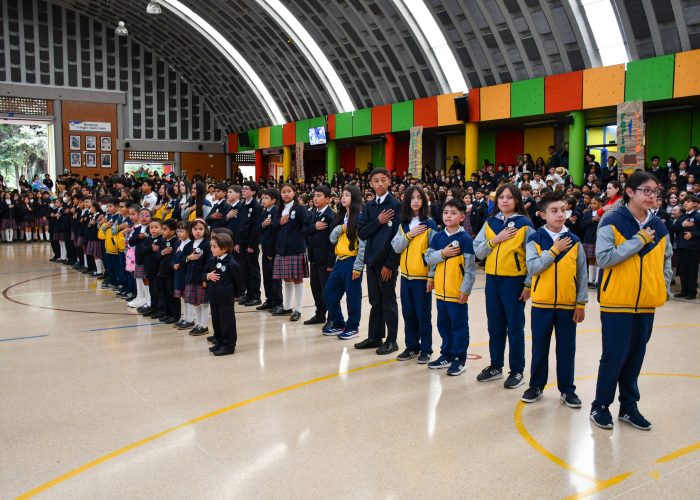 Ciclos II y V conmemoran la Batalla de Boyacá y el cumpleaños 487 de Bogotá