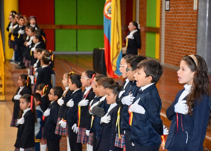 Ciclos II y V conmemoran la Batalla de Boyacá y el cumpleaños 487 de Bogotá