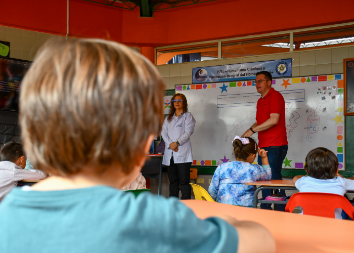 Primer Día Especial: Los estudiantes de Preescolar participaron en el Encuentro con Cristo