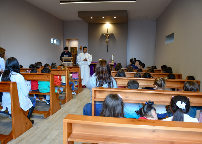 Primer Día Especial: Los estudiantes de Preescolar participaron en el Encuentro con Cristo