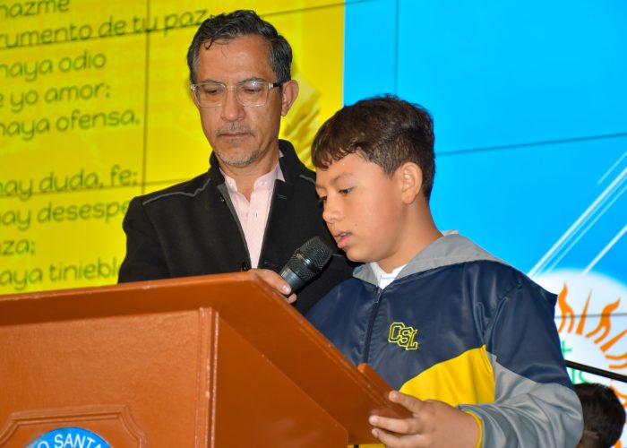 El Colegio Santa Luisa dio apertura a la Semana por la Paz con una Eucaristía