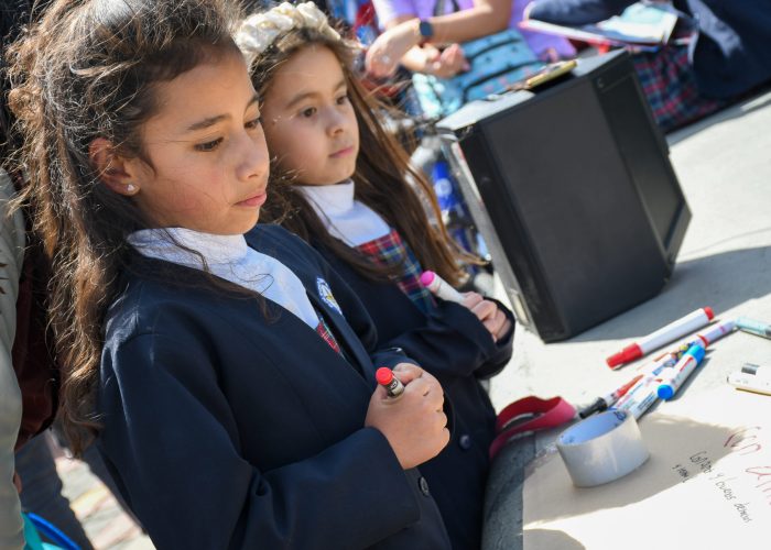 Familias del Colegio Santa Luisa se unieron para promover la Paz