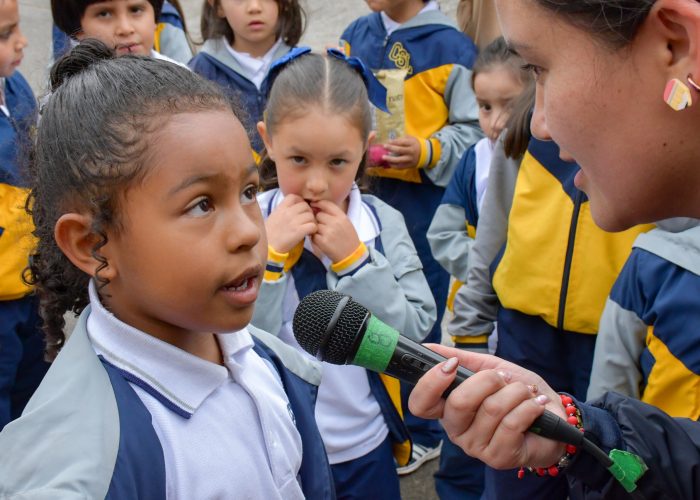 Estudiantes participaron en juego ecológico por la biodiversidad