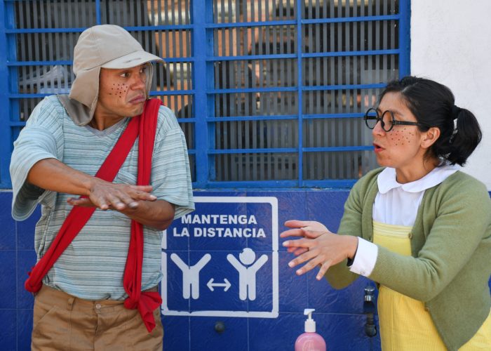 El Chavo y la Chilindrina se unen a la campaña de prevención (Mis manos limpias y seguras)