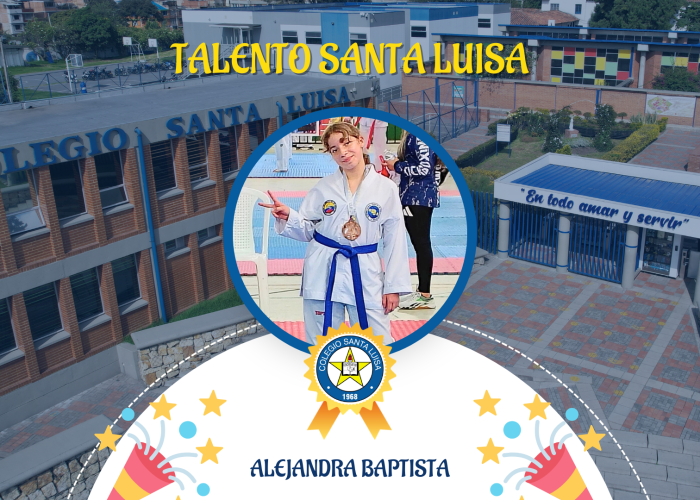 La estudiante Alejandra Baptista se destacó en el Campeonato Nacional de Taekwon-Do ITF