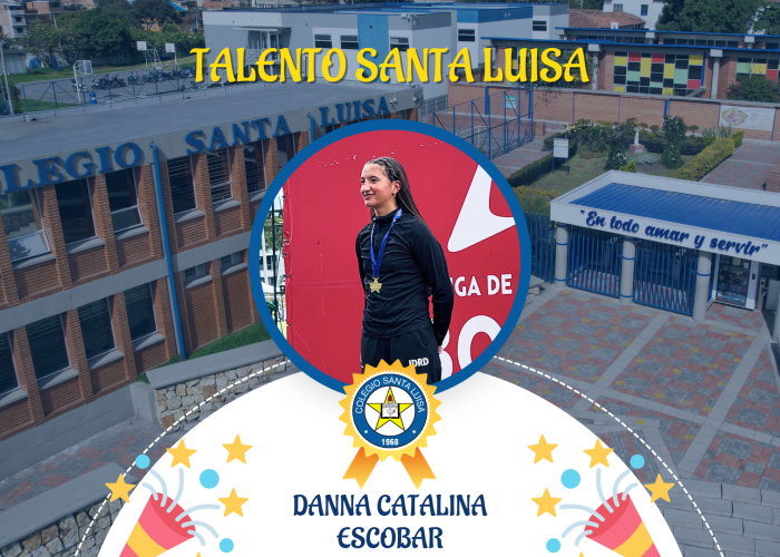 La Estudiante Danna Catalina Escobar se coronó Campeona Distrital de Atletismo