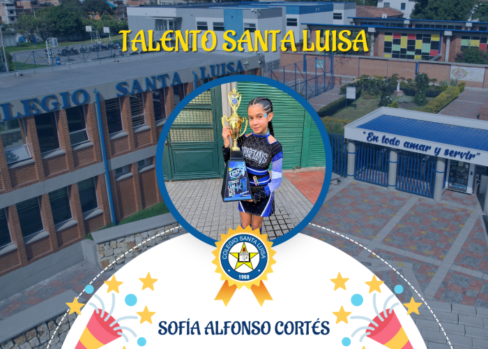 La estudiante Sofía Alfonso Cortés, obtuvo el primer puesto en Competencia de Porrismo