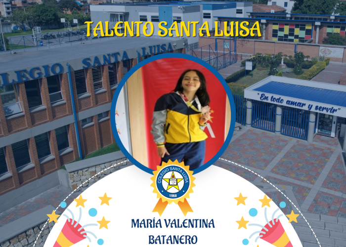 La Estudiante María Valentina Batanero recibió la medalla de bronce en los Juegos Intercolegiados Supérate