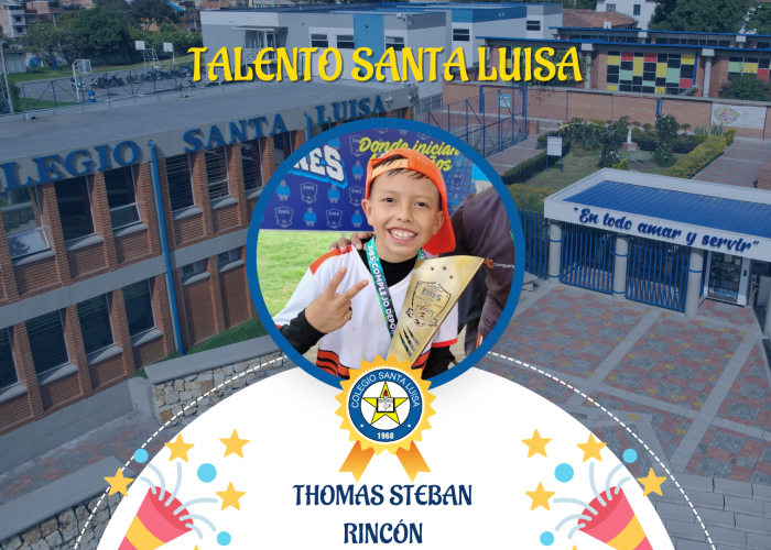 El estudiante Thomas Steban Rincón, ganador de la Copa de Oro Premier