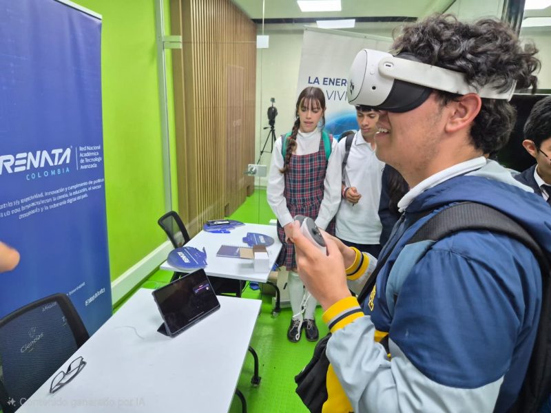 Estudiantes de 10° participaron en la conferencia del Día Mundial de la Realidad Virtual